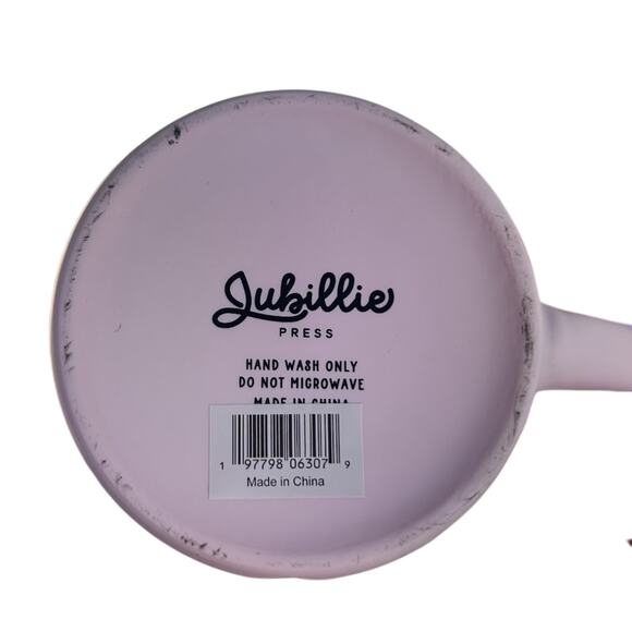 NEW! Jubillie Press Pink Cowboy Dogs Mug with Hats and Bandanas! - Picture 3 of 3